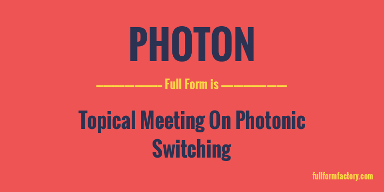 photon-full-form