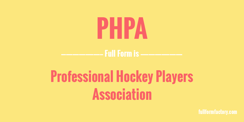 phpa-full-form