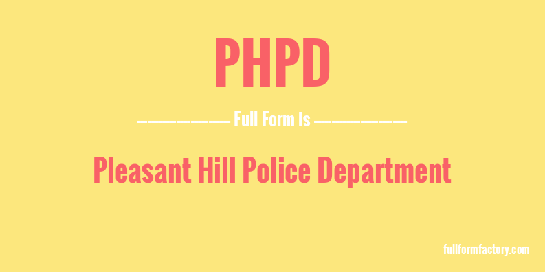 phpd-full-form