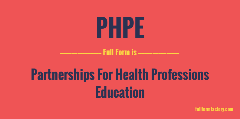 phpe-full-form