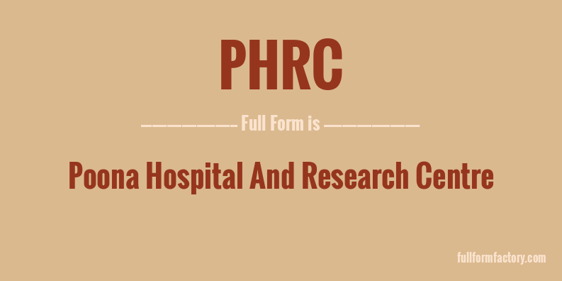 phrc-full-form
