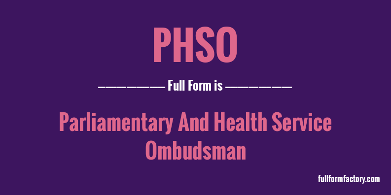 phso-full-form
