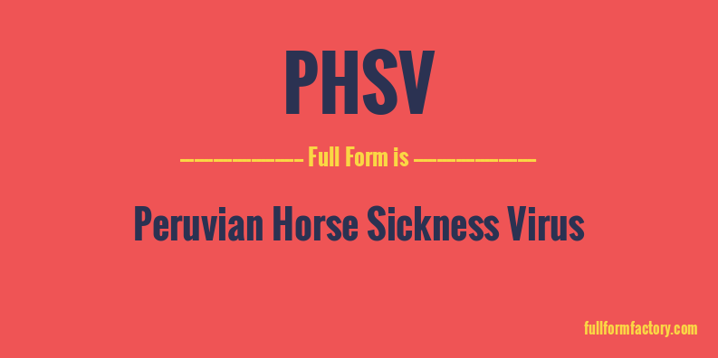 phsv-full-form