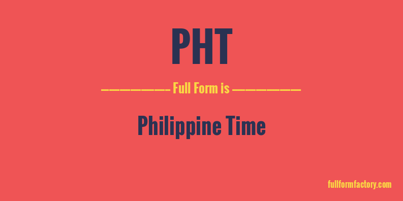 pht-full-form