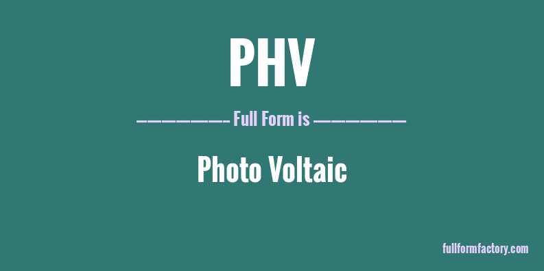 phv-full-form