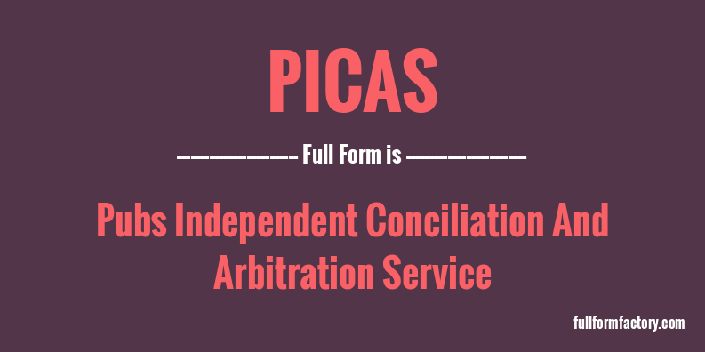 picas-full-form