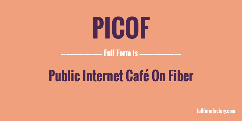 picof-full-form