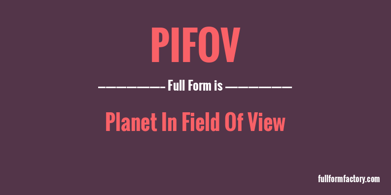 pifov-full-form