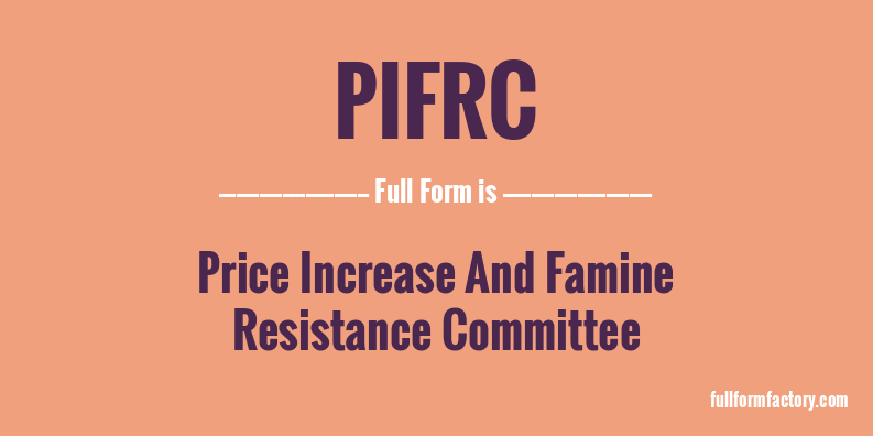 pifrc-full-form