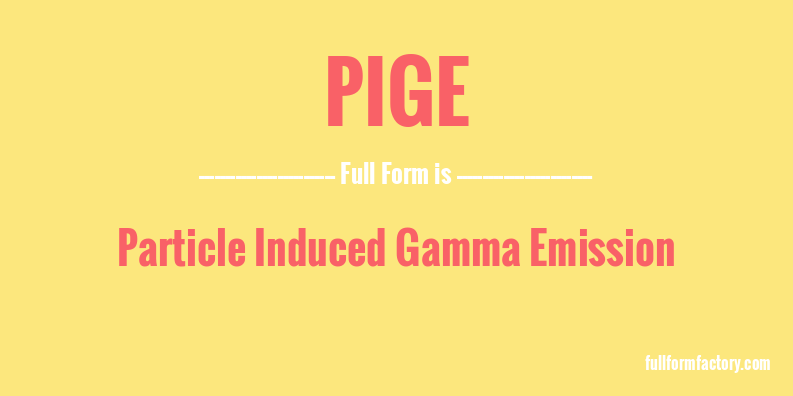 pige-full-form