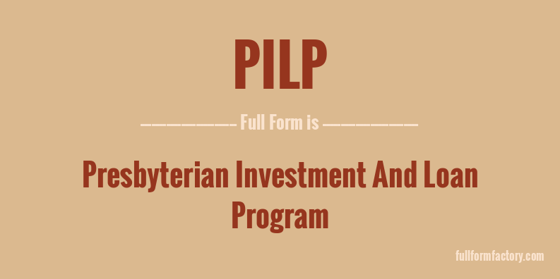 pilp-full-form