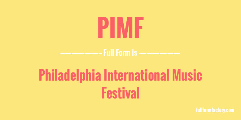 pimf-full-form