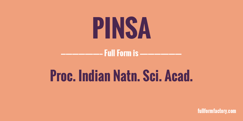 pinsa-full-form