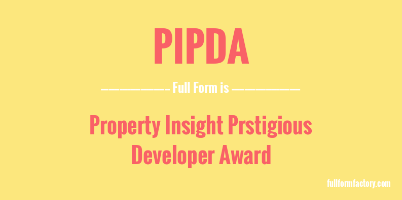 pipda-full-form