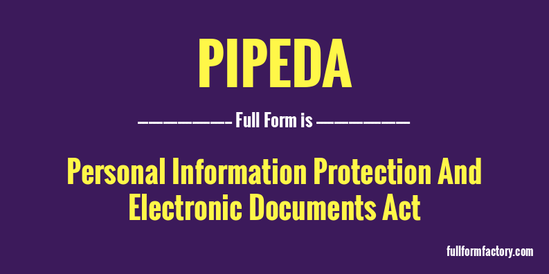 pipeda-full-form