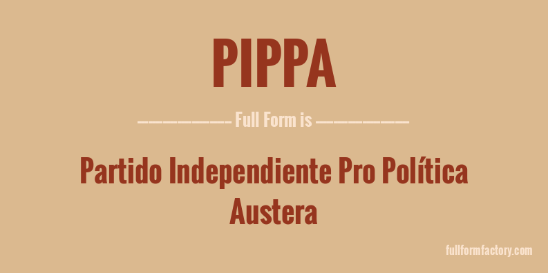 pippa-full-form