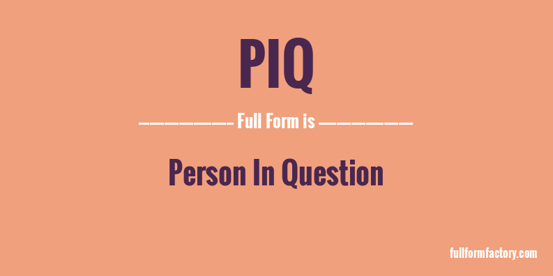 piq-full-form