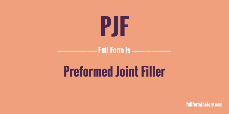 pjf-full-form