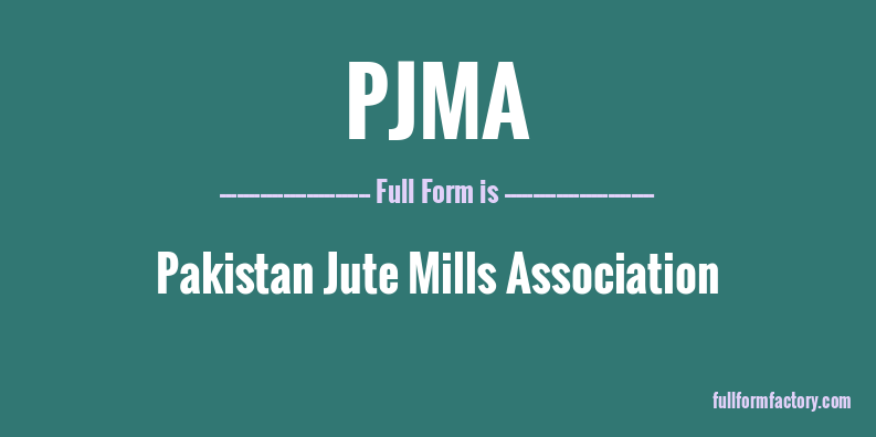 pjma-full-form