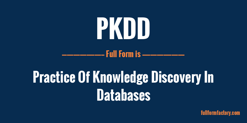 pkdd-full-form