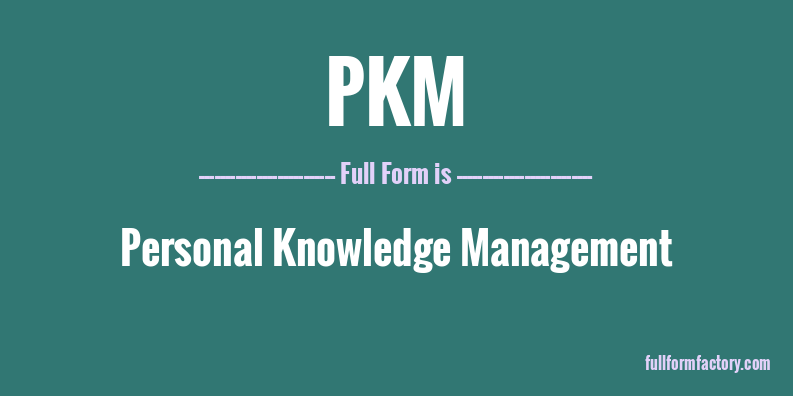 pkm-full-form