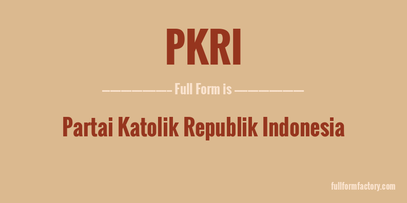 pkri-full-form