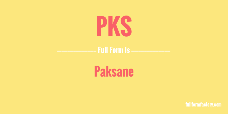 pks-full-form