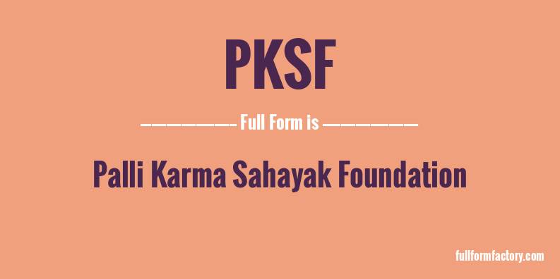 pksf-full-form
