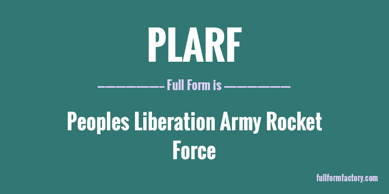 plarf-full-form