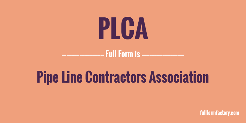 plca-full-form
