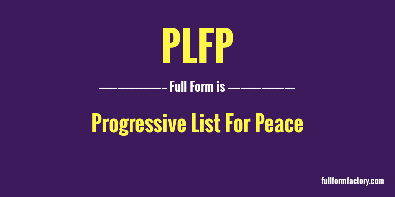 plfp-full-form