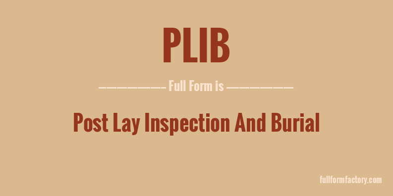 plib-full-form