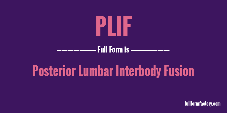plif-full-form