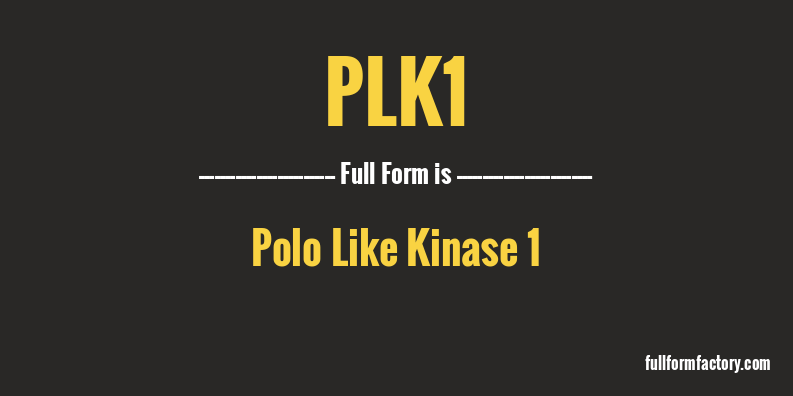 plk1-full-form