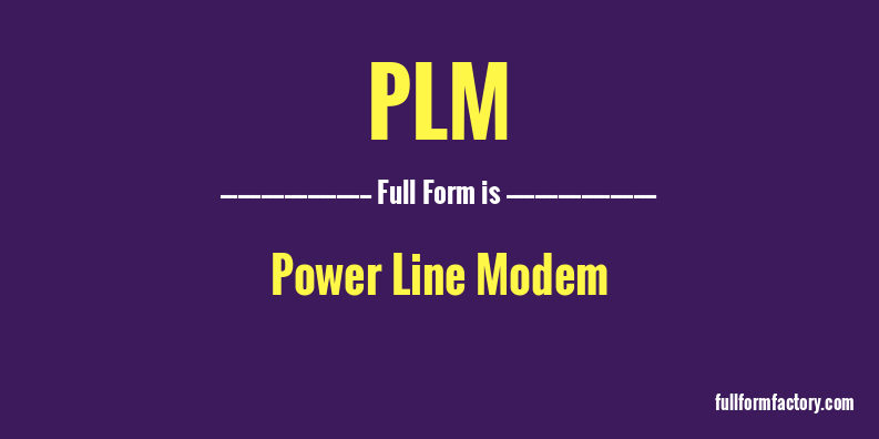 plm-full-form