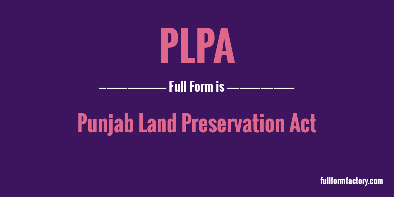 plpa-full-form