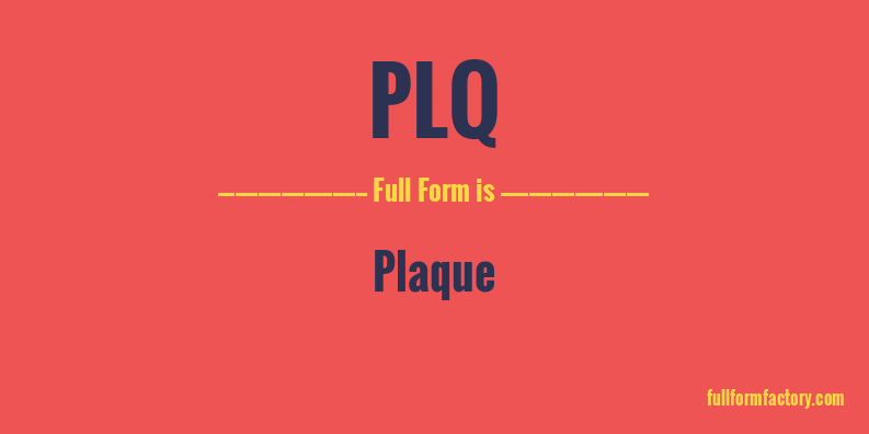plq-full-form