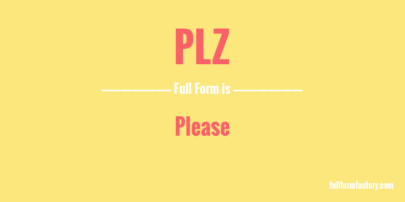 plz-full-form