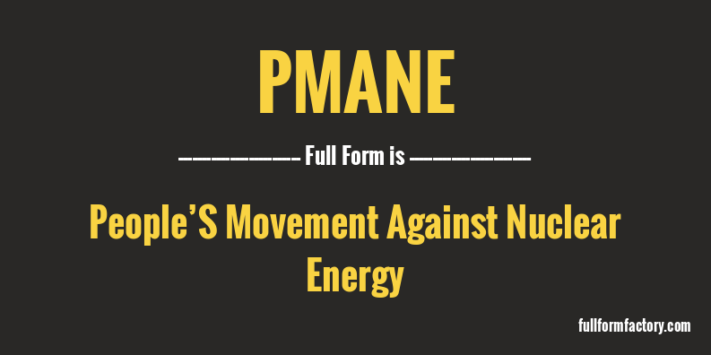 pmane-full-form