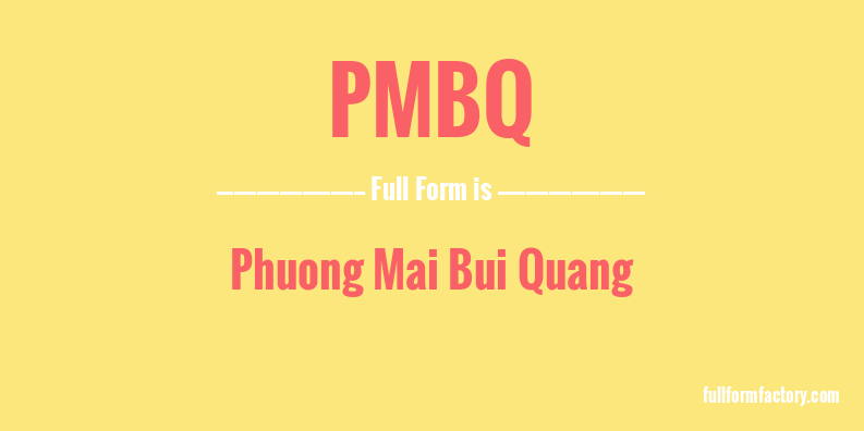 pmbq-full-form