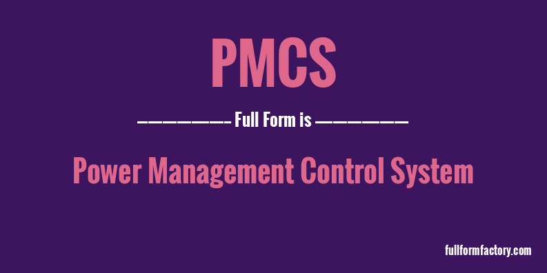 pmcs-full-form