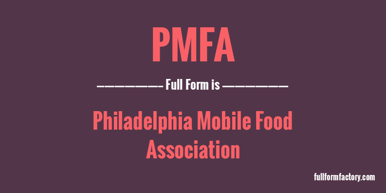 pmfa-full-form