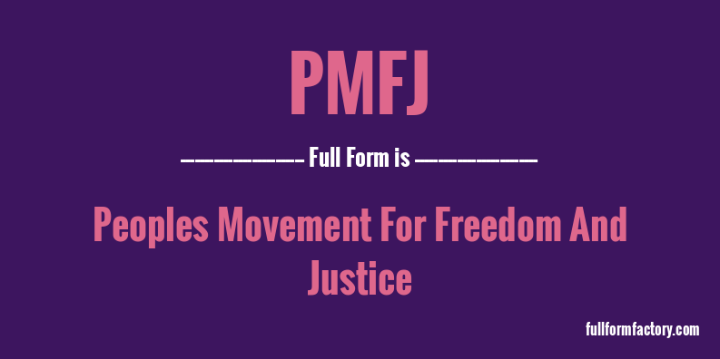 pmfj-full-form