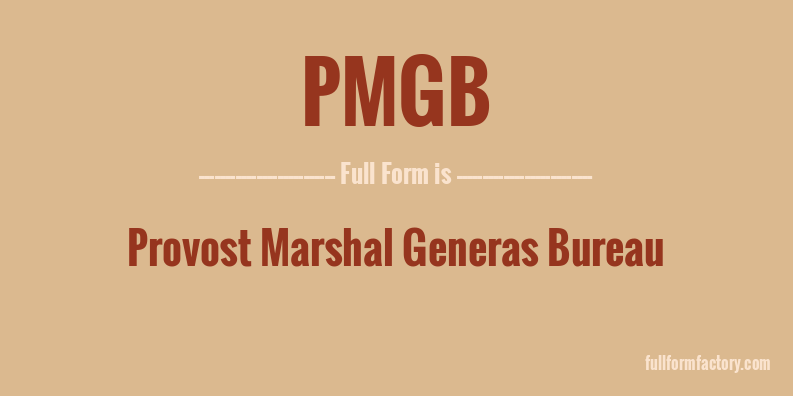 pmgb-full-form