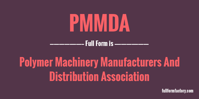 pmmda-full-form