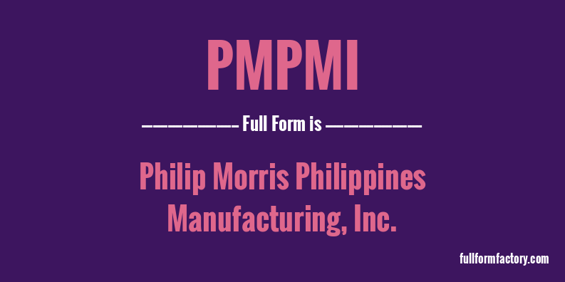 pmpmi-full-form