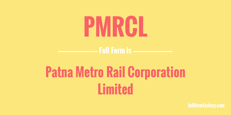 pmrcl-full-form