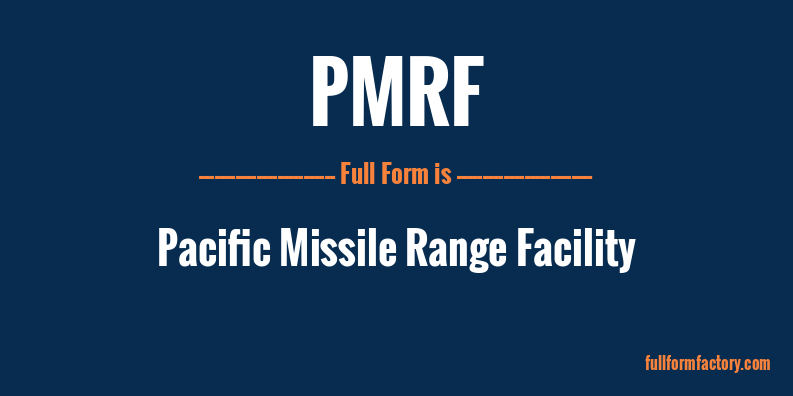 pmrf-full-form
