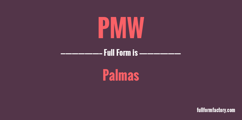 pmw-full-form