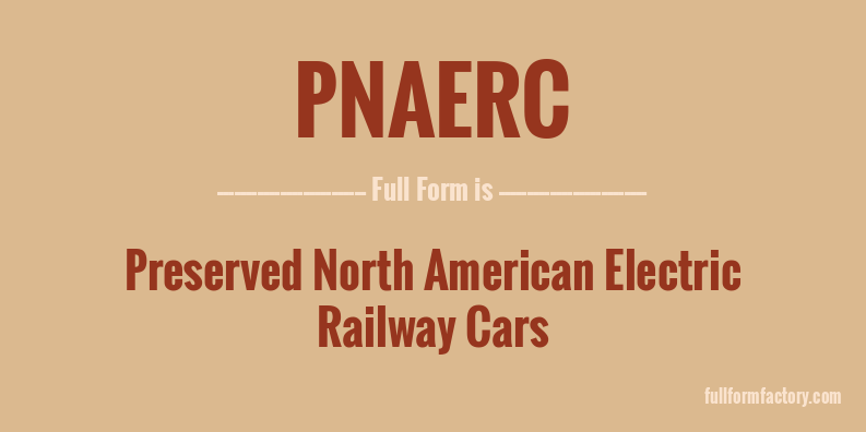 pnaerc-full-form